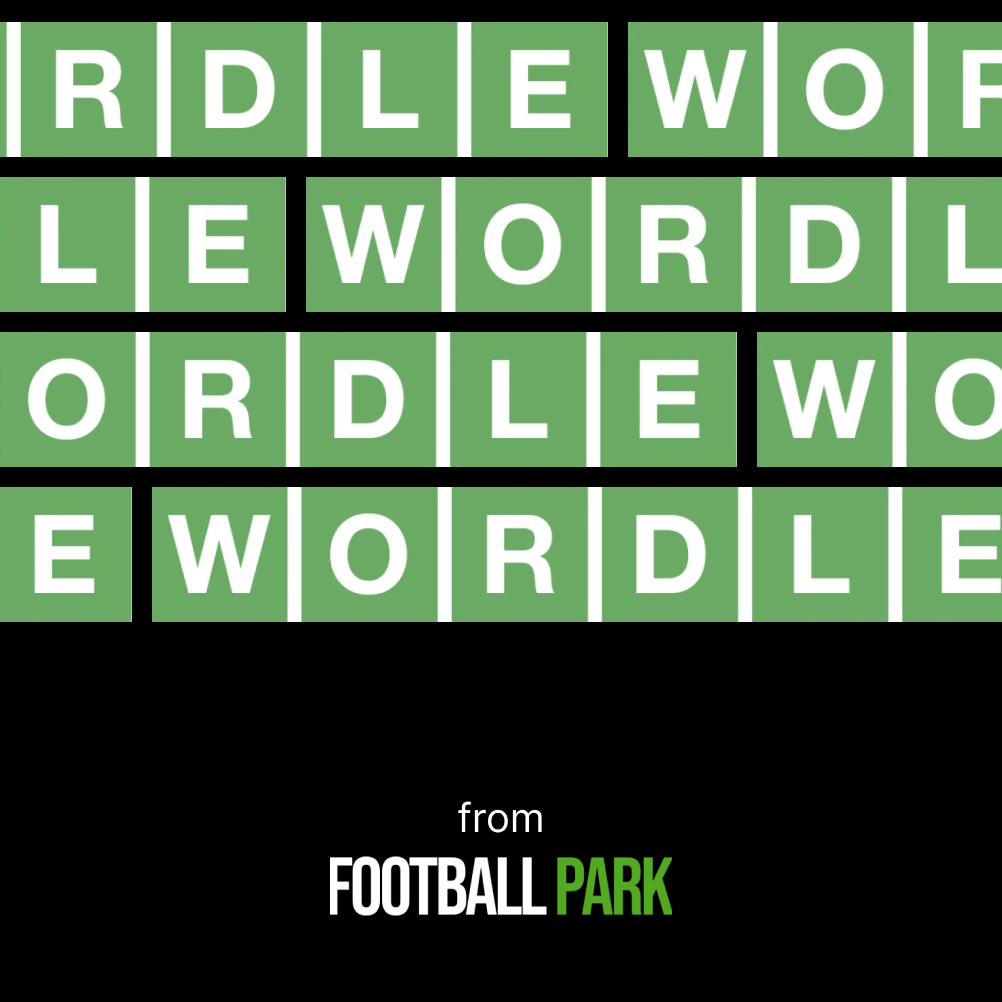 wordle game footballpark